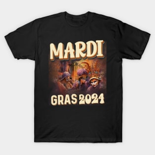 Mardi Gras 2024 Fiesta T-Shirt